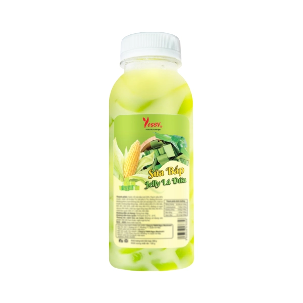 Sữa Bắp Jelly Lá Dứa